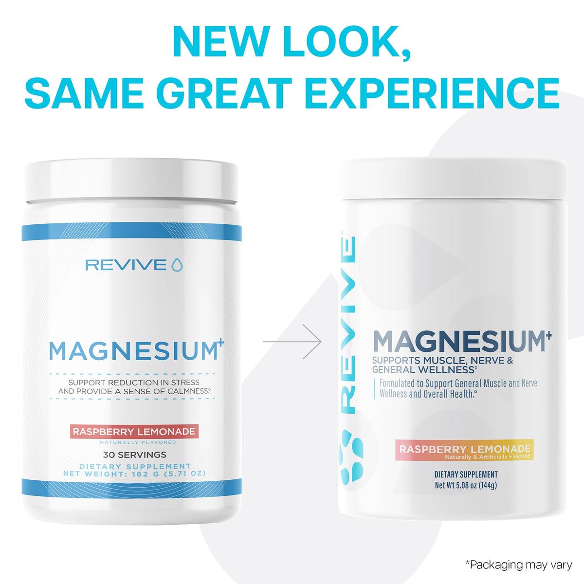 Revive Poudre de Magnésium - lifestyle avec un verre d'eau