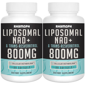 Rhameph Liposomal NAD+ 800 mg boîte avant avec 120 gélules