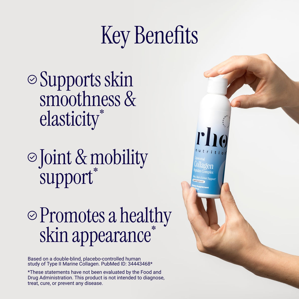 Rho Nutrition Collagène Liposomal Peptides 200g creamy vanilla texture