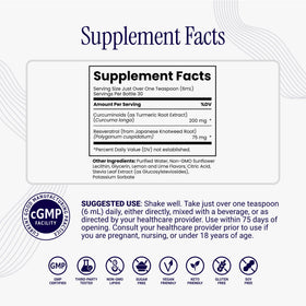 Rho Nutrition Curcuma Liposomal 200mg vue de côté