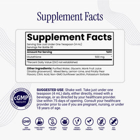 Rho Nutrition Glutathione Liposomal 150g vue de côté