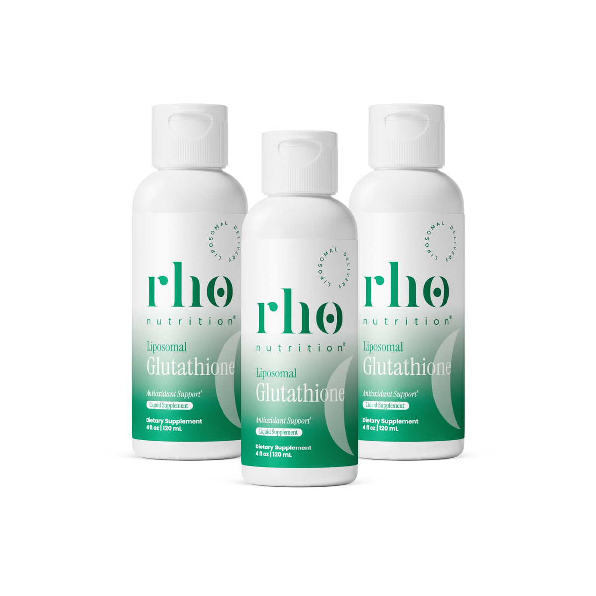 Rho Nutrition Glutathione Liposomal 227g bouteille vue de face