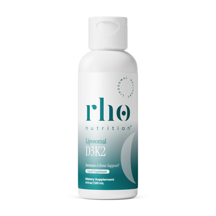 Rho Nutrition Liposomal D3K2 bouteille vue de face