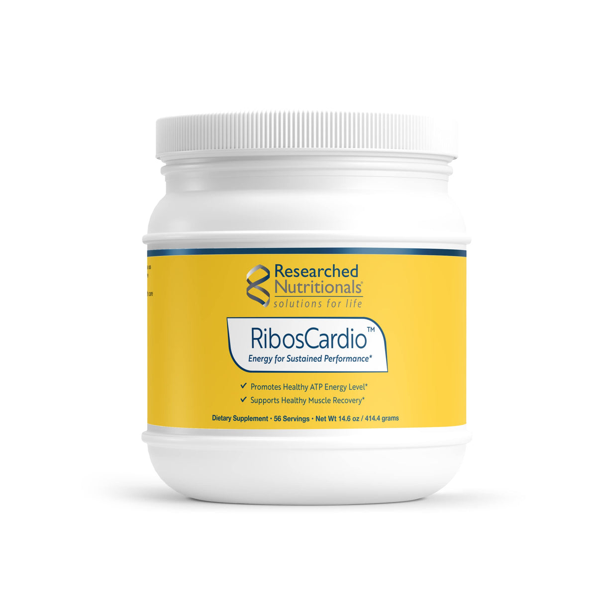 RibosCardio Poudre Énergétique D-Ribose et L-Carnitine 508g vue avant