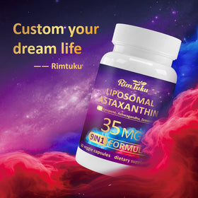 RimTuku Astaxanthine 9-en-1 capsules with ashwagandha