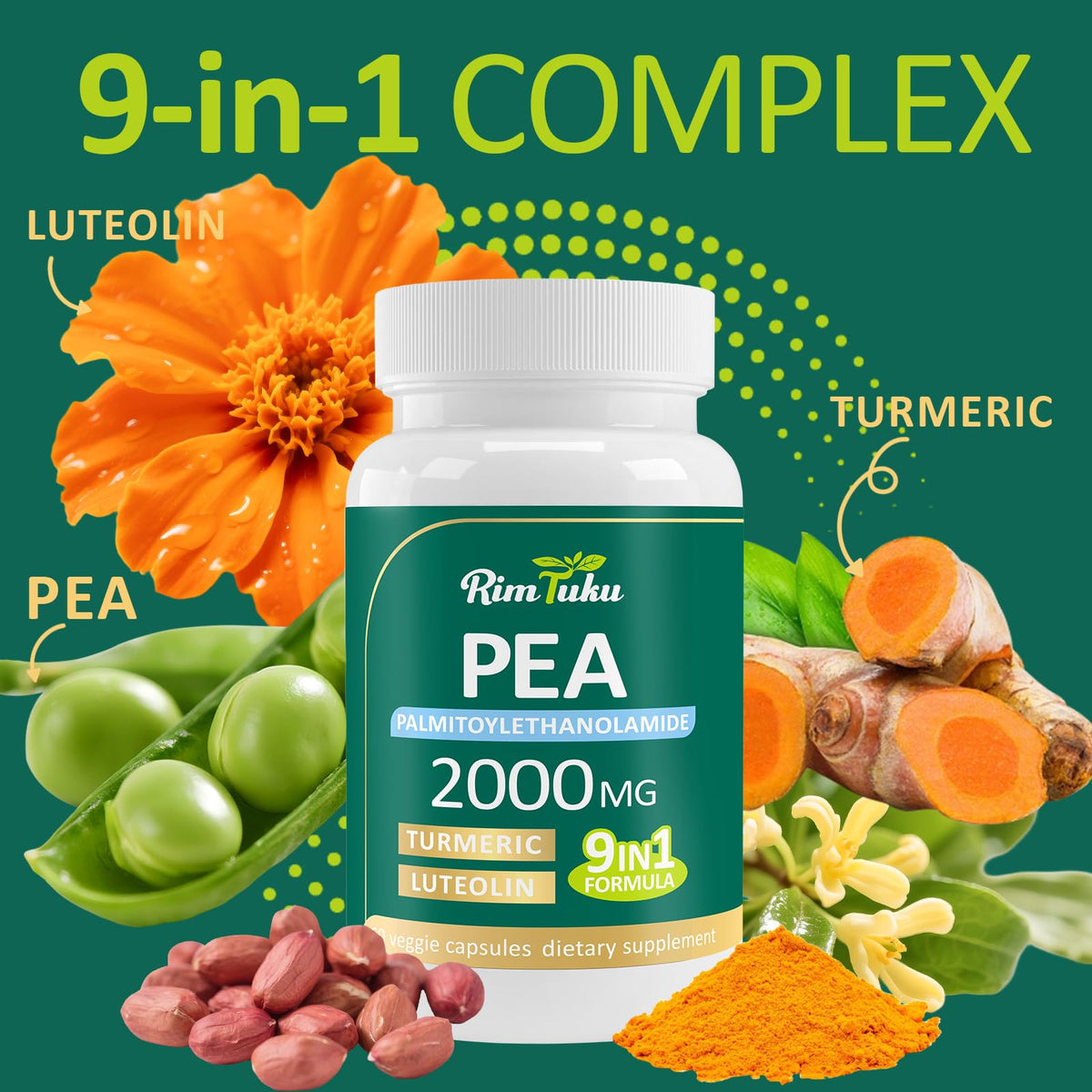RimTuku Complément Alimentaire PEA 2000mg ingrédients