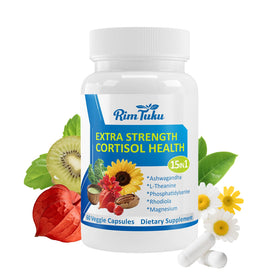 RimTuku Compléments Alimentaires Cortisol 60 Capsules - vue avant