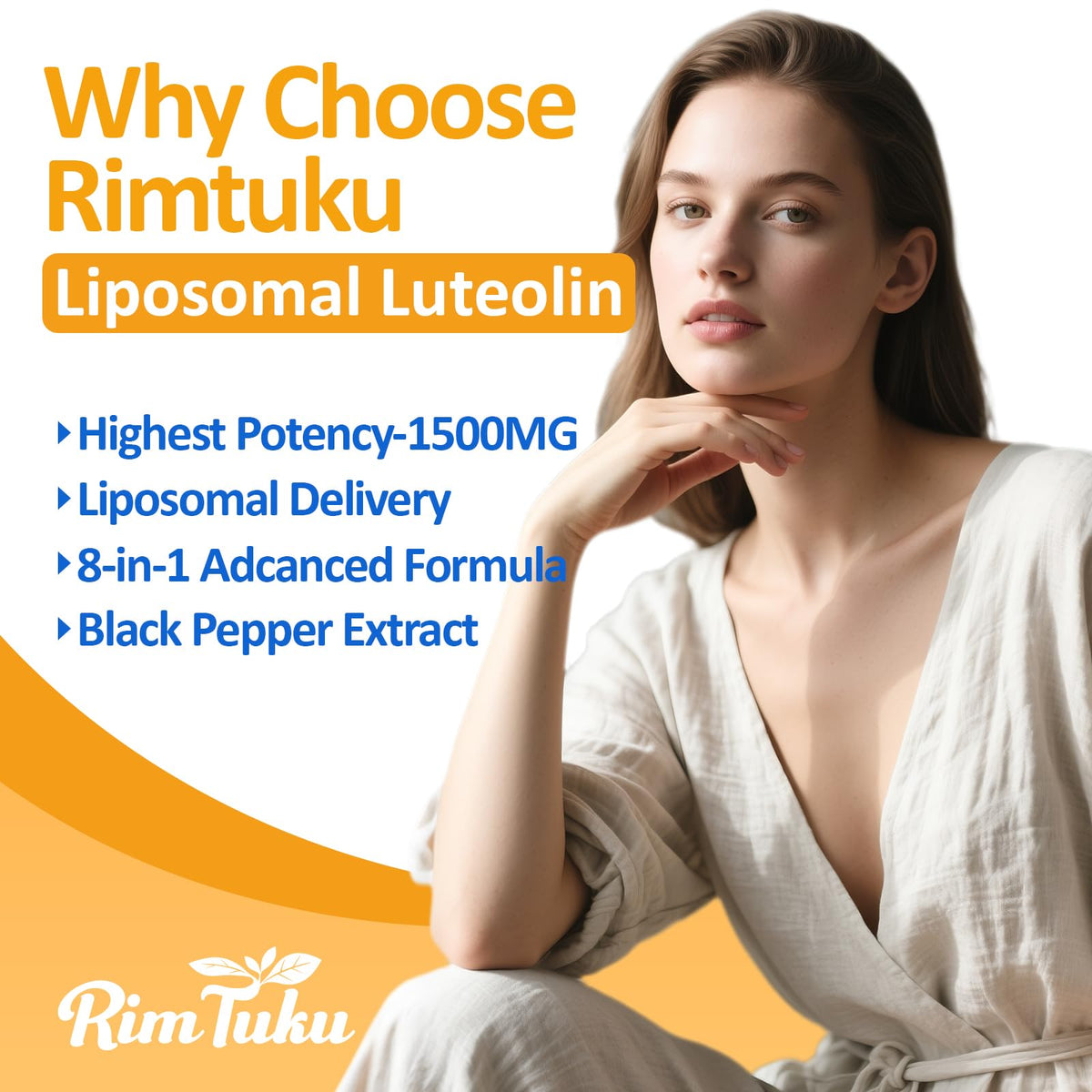 RimTuku lipo-lutéoline 1500MG en gros plan