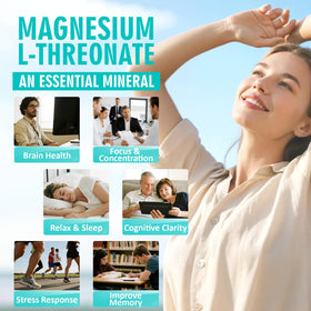RimTuku Magnésium L-Thréonate 2000mg capsules ouvertes sur un plan de travail
