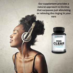 Ring Clear d'Empower Health Labs, arrière de l'emballage avec instructions