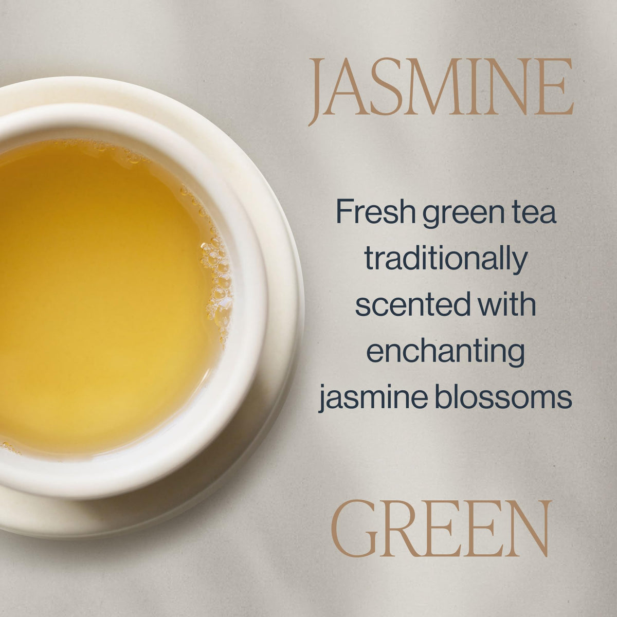 Rishi Tea sachets de thé vert bio au jasmin, tasse de thé infusé