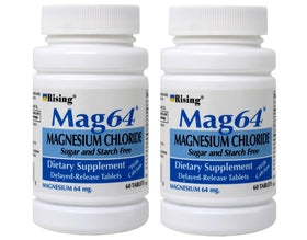 Rising Magnésium Chlorure 64 mg, 60 comprimés, vue de face