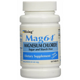 Rising Magnésium Chlorure 64 mg comprimés enrobés, 60 unités