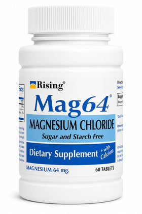 Rising magnésium chlorure comprimés 60 unités avant