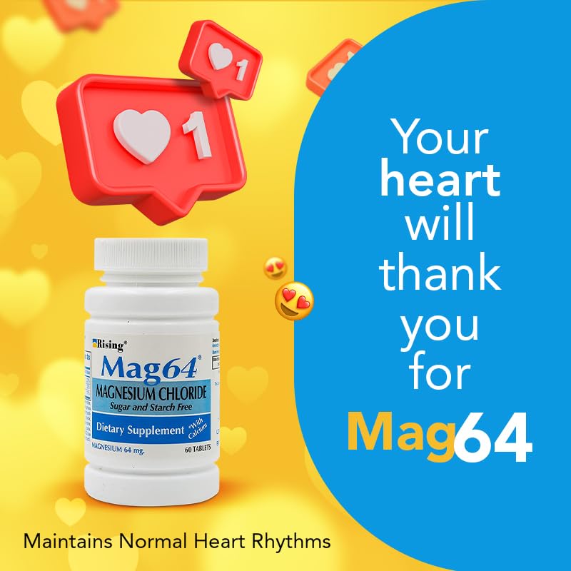Rising magnésium chlorure comprimés 60 unités sur table