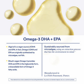 Ritual Omega 3 Vegan boîte avec étiquette