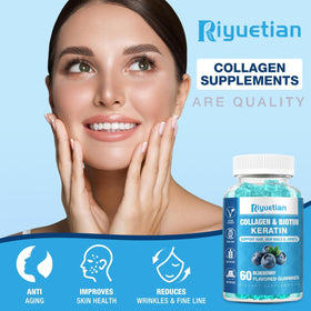 Riyuetian Gummy de Biotine - gummies individuelles