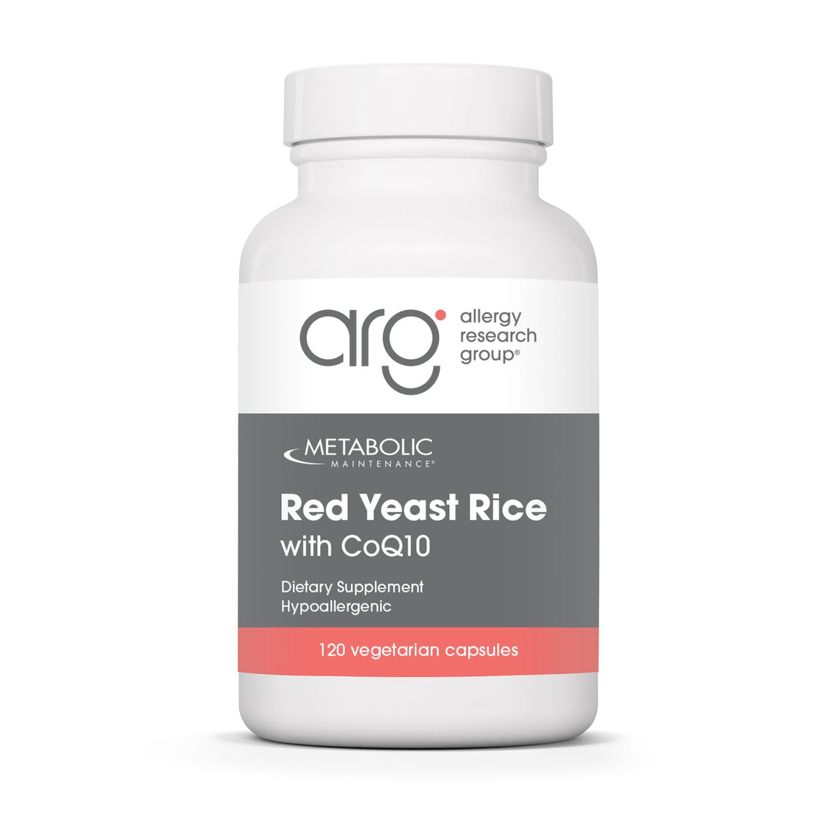Riz de Levure Rouge avec CoQ10 a balanced routine Maintenance 120 capsules, vue de face