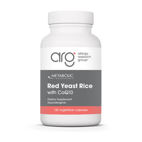 Riz de Levure Rouge avec CoQ10 a balanced routine Maintenance 120 capsules, vue de face