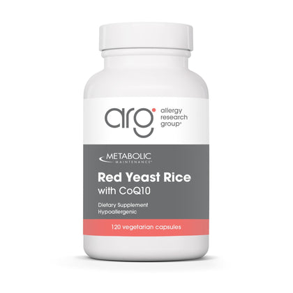 Riz de Levure Rouge avec CoQ10 a balanced routine Maintenance 120 capsules, vue de face