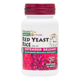 Riz de Levure Rouge NaturesPlus 600 mg comprimés vue avant
