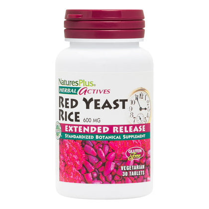 Riz de Levure Rouge NaturesPlus 600 mg comprimés vue avant