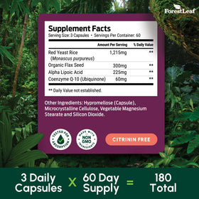 Riz Rouge ForestLeaf avec graines de lin et CoQ10