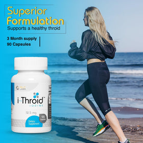 RLC Labs i-Throid 12,5 mg emballage avec informations nutritionnelles