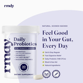 rmdy 30 capsules avec étiquette visible