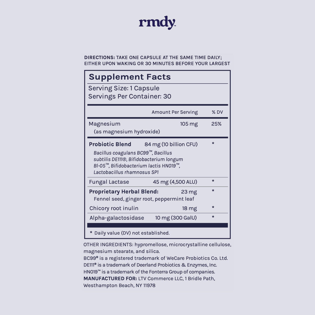 rmdy produit sur une table avec des ingrédients naturels