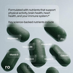 Ro Multivitamines Quotidiennes pour Hommes, vue de côté de la boîte
