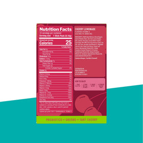 ROAR Daily Wellness, sachets de poudre d'hydratation sur une table en bois