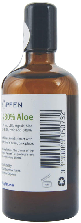 Roll On DMSO et Aloe Arborescense ouvert montrant l'applicateur