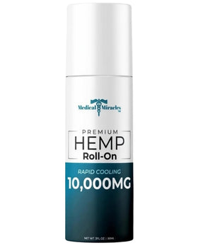 Roll-On Huile de Chanvre 10 000mg Medical Miracles vue avant