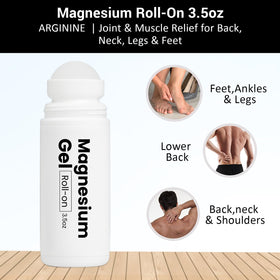 Roll-On Magnésium 3oz dans un sac de sport