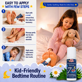 Roll-On Magnésium Enfant Seven Minerals avec aloe vera et camomille