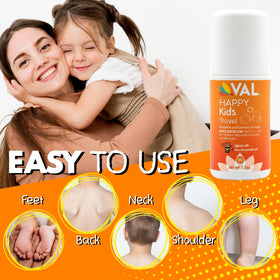 Roll-On Magnésium VAL 50 ml sur une surface en bois