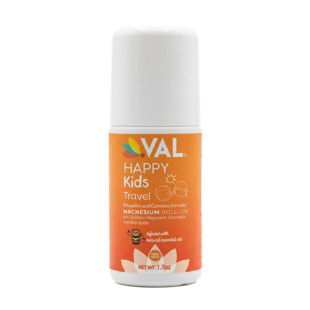 Roll-On Magnésium Voyage Enfants VAL 50 ml vue de face
