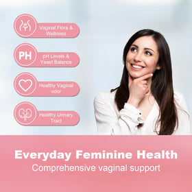 Rolphood Probiotique Vaginal étiquette avec ingrédients