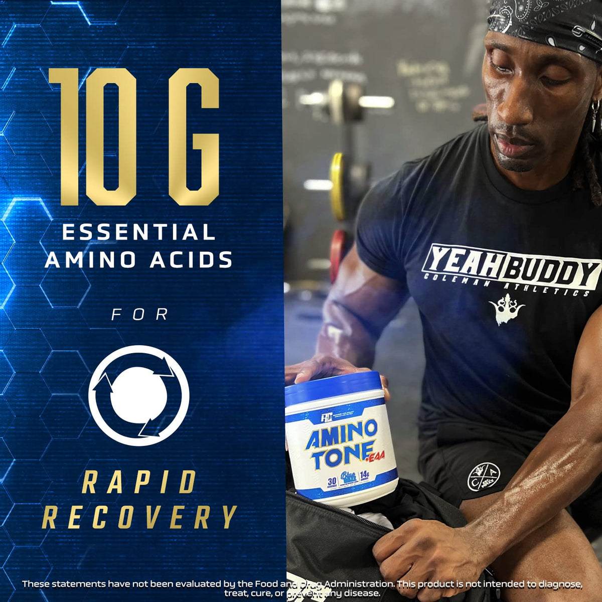 Ronnie Coleman Amino-Tone EAAs Poudre Cerise Limeade 660g ingrédients