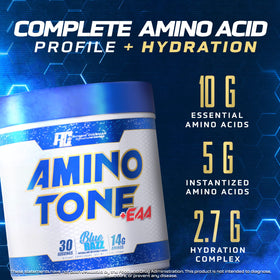 Ronnie Coleman Amino-Tone EAAs Poudre Cerise Limeade 660g vue arrière