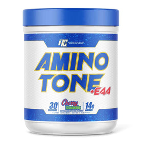 Ronnie Coleman Amino-Tone EAAs Poudre Cerise Limeade 660g vue de face