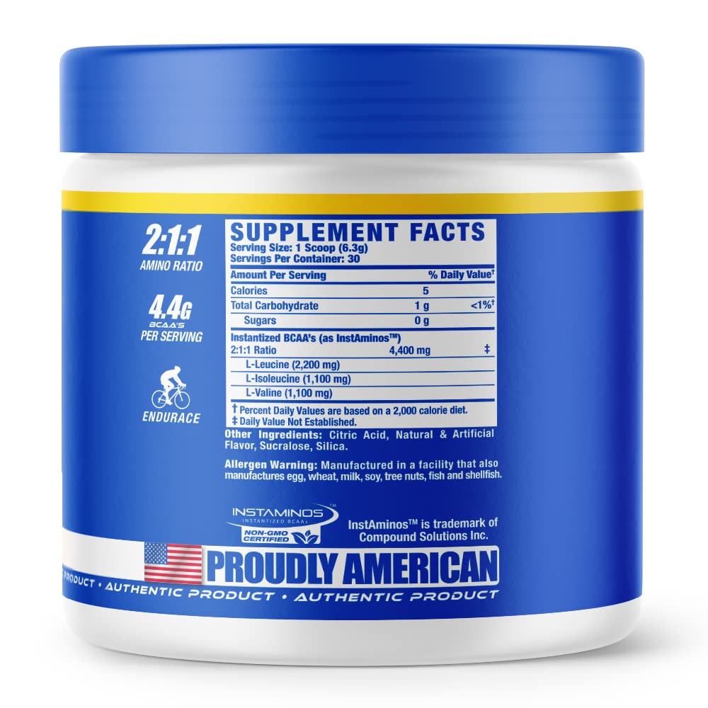 Ronnie Coleman BCAA XS 265g emballage arrière