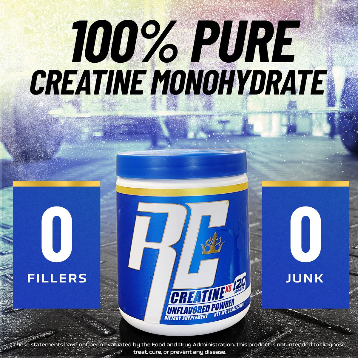 Ronnie Coleman Creatine-XS 358g avec une cuillère doseuse