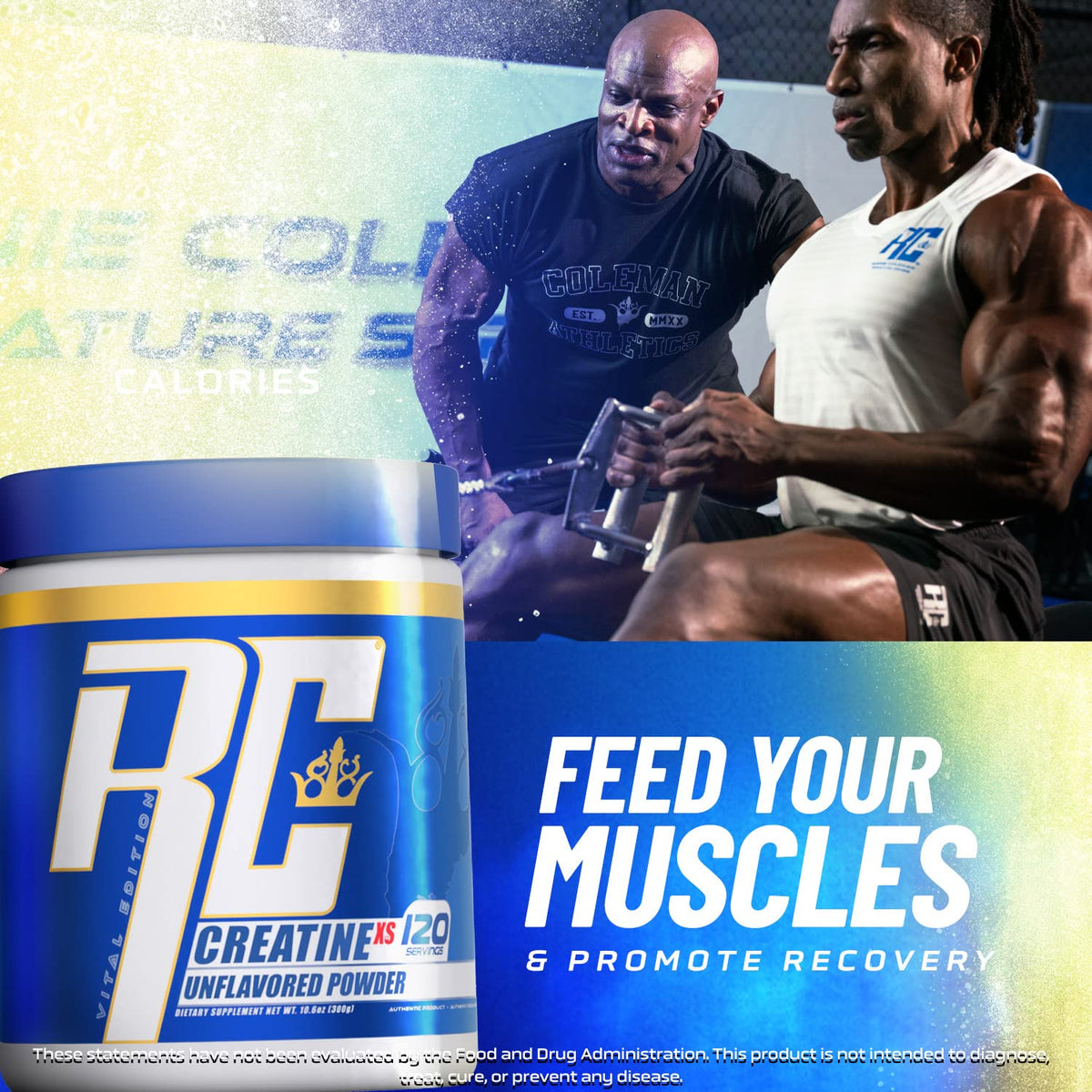 Ronnie Coleman Creatine-XS 358g côté emballage