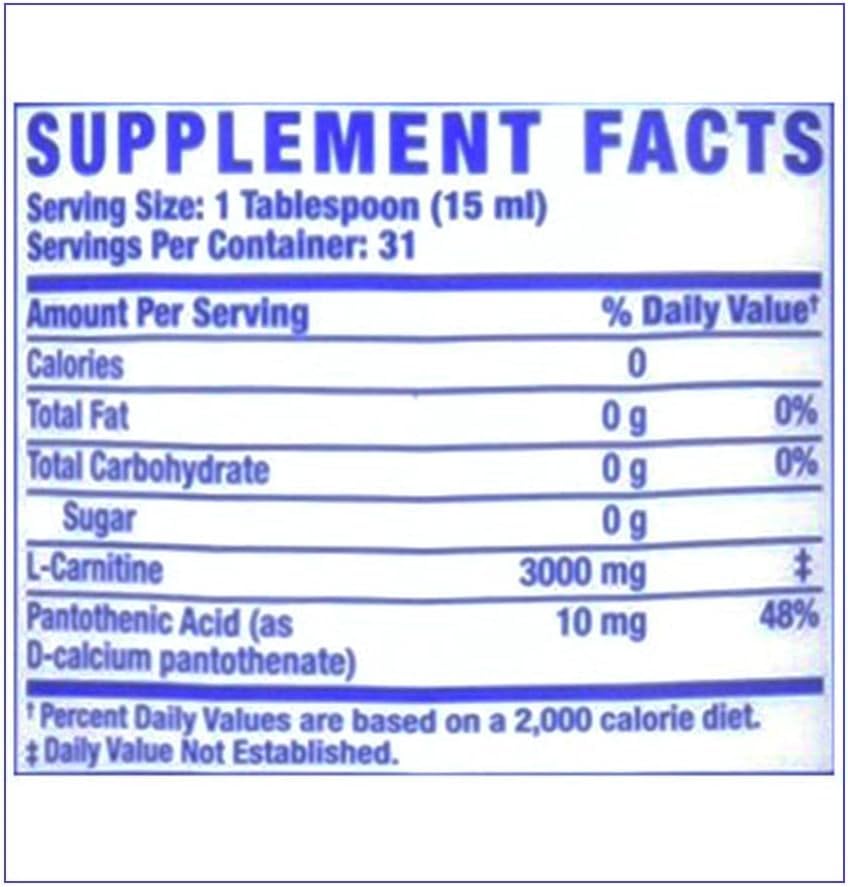 Ronnie Coleman L-Carnitine XS 3000 avec autres compléments alimentaires