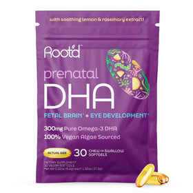 Root'd DHA Prénatal Végétal 300mg boîte avant vue