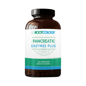 Rootcology Pancreatic Enzymes Plus 90 Capsules, vue avant