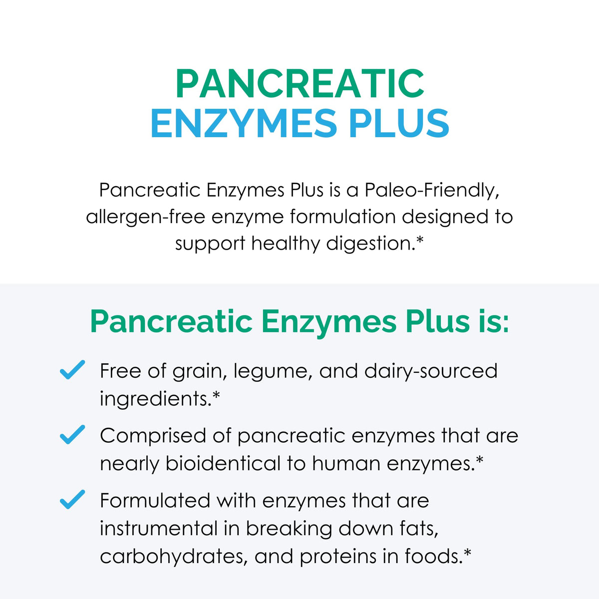 Rootcology Pancreatic Enzymes Plus, capsules sur une surface blanche