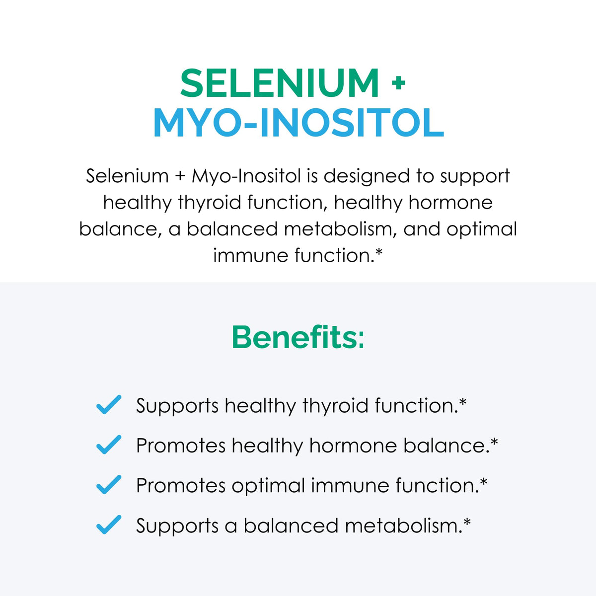 Rootcology Sélénium + Myo-Inositol - vue arrière de la boîte